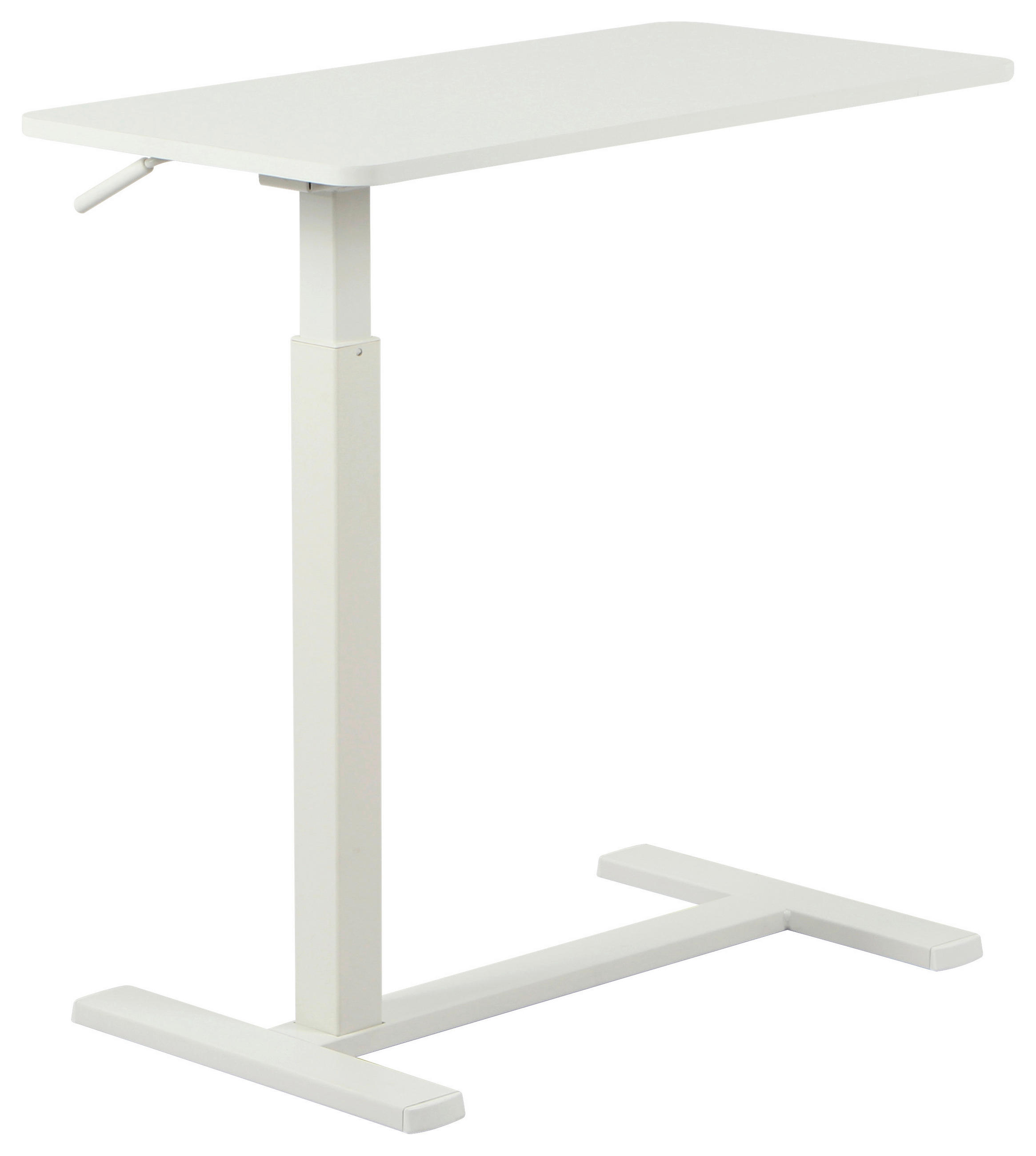 LAPTOPTISCH 76/38/67-101 cm Weiss höhenverstellbar  - Weiss, Konventionell, Holzwerkstoff/Kunststoff (76/38/67-101cm) - Boxxx