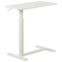 LAPTOPTISCH 76/38/67-101 cm Weiß höhenverstellbar  - Weiß, KONVENTIONELL, Holzwerkstoff/Kunststoff (76/38/67-101cm) - Boxxx