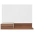 KONSOLE in Holz, Glas, Leder - Nussbaumfarben, Natur, Glas/Leder (130/100,8/45,8cm) - Team 7 KONSOLE in Holz, Glas, Leder - Nussbaumfarben, Natur, Glas/Leder (130/100,8/45,8cm) - Team 7