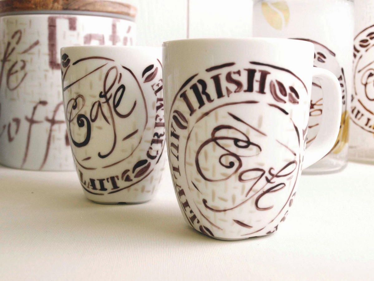 ACRYLFARBE - Blau/Gelb, KONVENTIONELL (14,5/12/1,5cm)