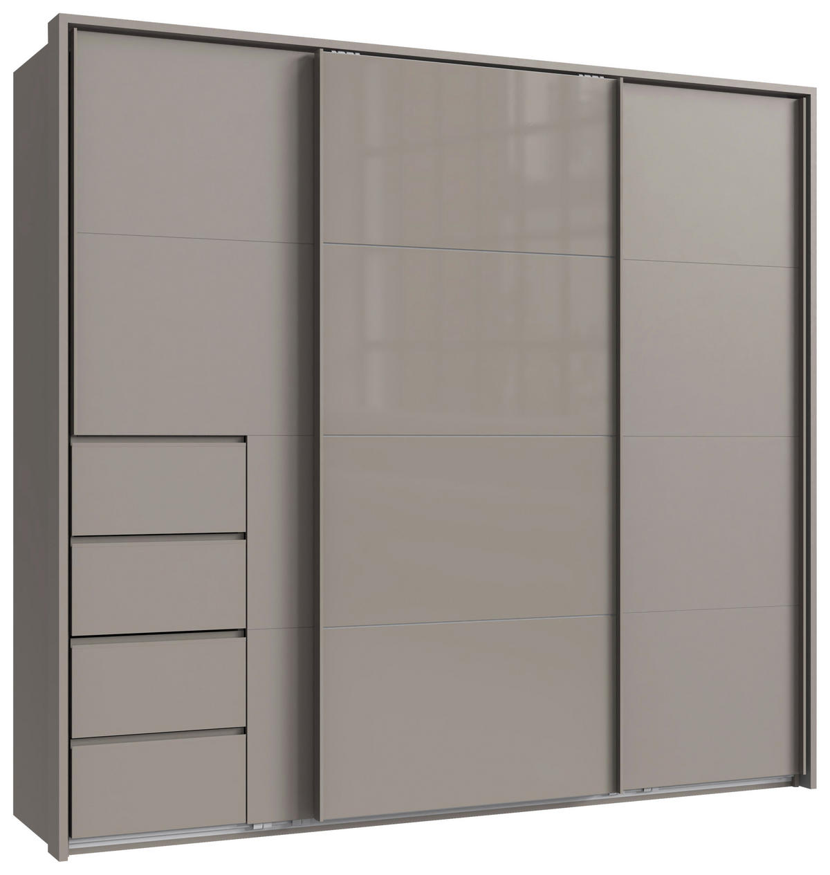 PASSEPARTOUTRAHMEN 228/213/12 cm   - Grau/Sahara, KONVENTIONELL, Holzwerkstoff (228/213/12cm) - Boxxx