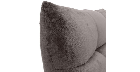 ECKSOFA Grau Flachgewebe  - Schwarz/Grau, MODERN, Kunststoff/Textil (275/235cm) - Landscape