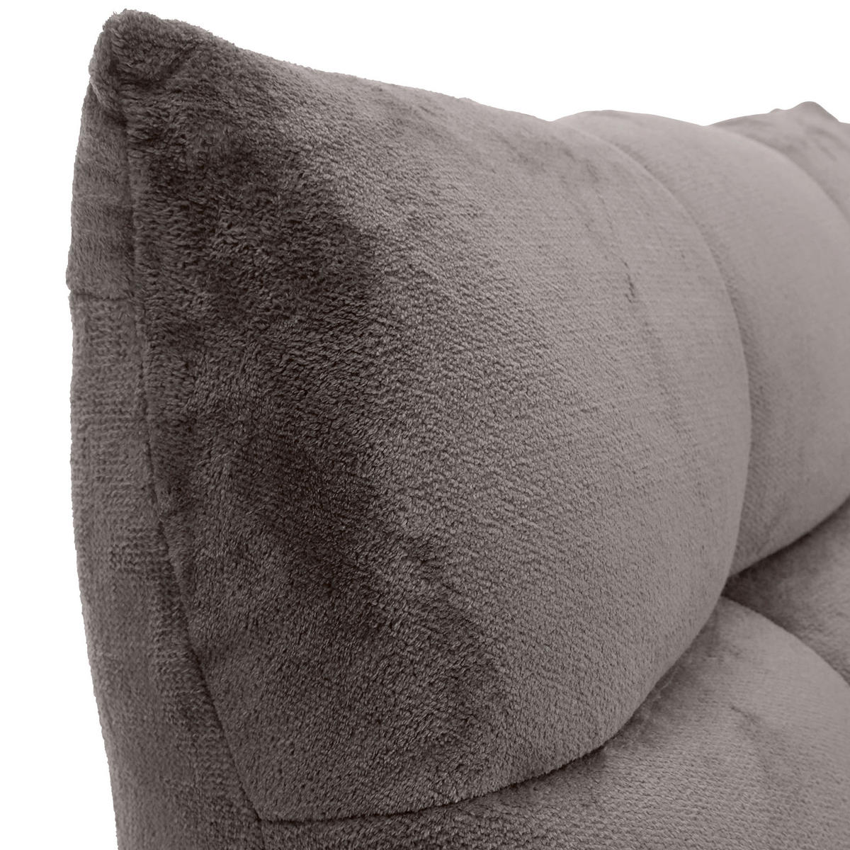 ECKSOFA Grau Flachgewebe  - Schwarz/Grau, MODERN, Kunststoff/Textil (275/235cm) - Landscape