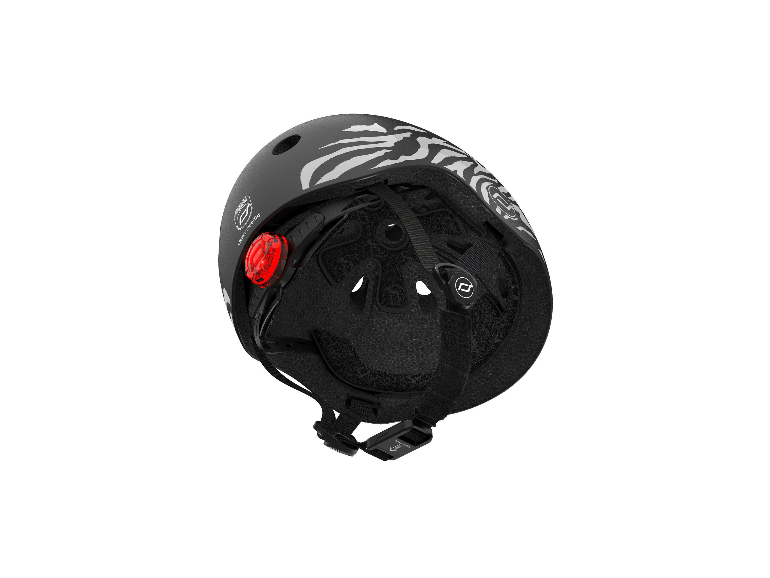 KINDERHELM XXS-S  - Schwarz, Trend, Kunststoff/Textil (XXS-Snull) - Scoot and Ride