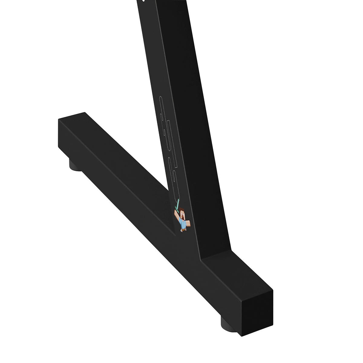 GAMINGTISCH 120/60/74 cm  in Multicolor, Schwarz  - Multicolor/Schwarz, MODERN, Holzwerkstoff/Metall (120/60/74cm) - Minecraft