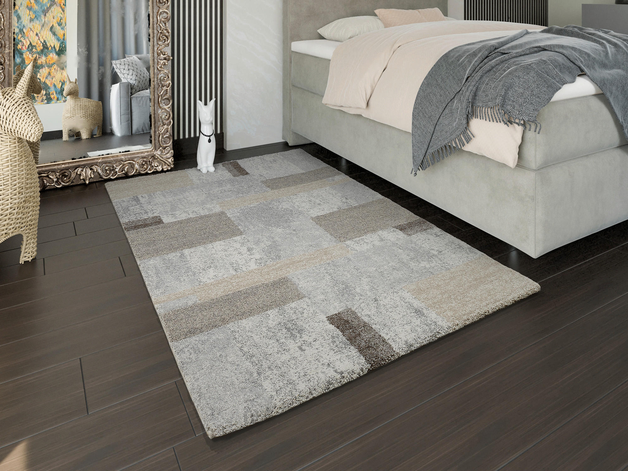 WEBTEPPICH 240/290 cm Grau  - Grau, Design, Textil (240/290cm) - Novel