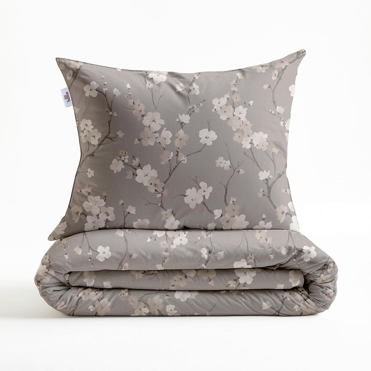 BETTWÄSCHE 2-teilig Aria Flanell 135/200 cm  - Grau, Basics, Textil (135/200cm) - Zohome