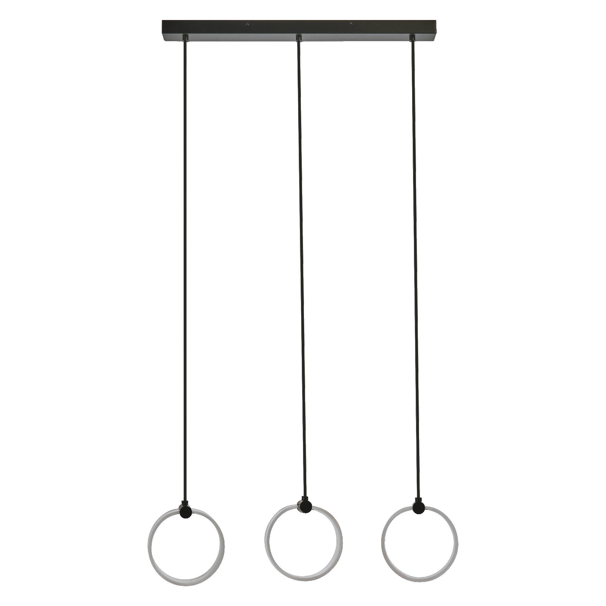 LED-PENDELLEUCHTE 66/5,2/121 cm  - Schwarz, Design, Kunststoff (66/5,2/121cm) - Ledvance