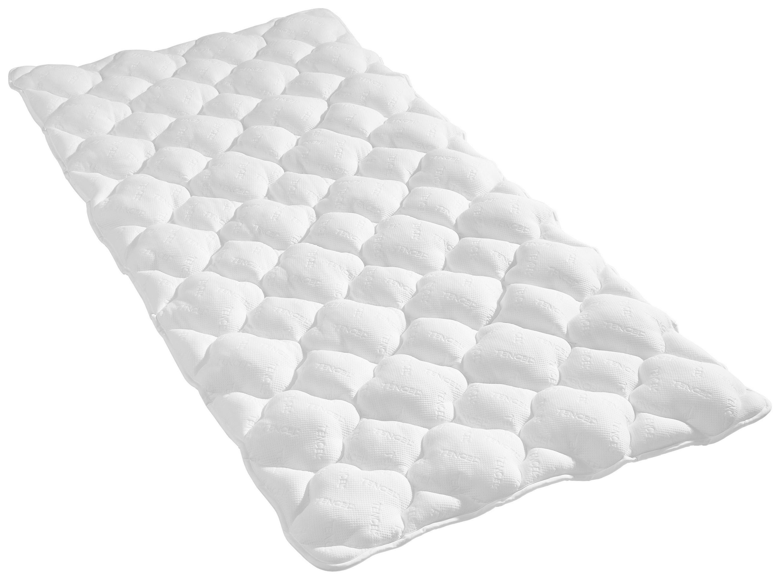 TOPPER Carini Höhe ca. 5.5 cm  - Weiß, Textil (90/200cm) - Sleeptex