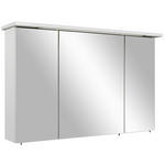 SPIEGELSCHRANK 115/72/20 cm  - Chromfarben/Weiß, Basics, Glas/Holzwerkstoff (115/72/20cm) - Xora