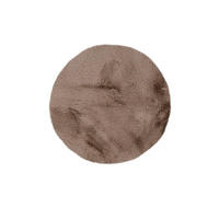 HOCHFLORTEPPICH 100 cm Rabbit 225 Dunkelbeige Beige  - Beige, KONVENTIONELL, Kunststoff (100cm)