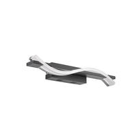 LED VÄGGLAMPA Bridge 35,00/5/7,5 cm   - vit/svart, Design, metall/plast (35,00/5/7,5cm) - Fischer & Honsel