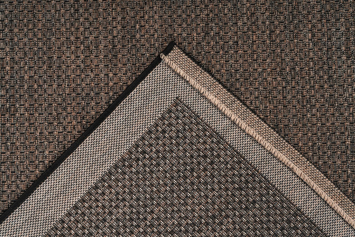LÄUFER 80/150 cm Splash 100 Grau / Braun Braun, Grau  - Braun/Grau, KONVENTIONELL, Textil (80/150cm)