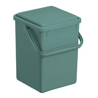 KBELÍK NA KOMPOST  9 l - zelená, Basics, plast (23/22,5/28cm) - Rotho