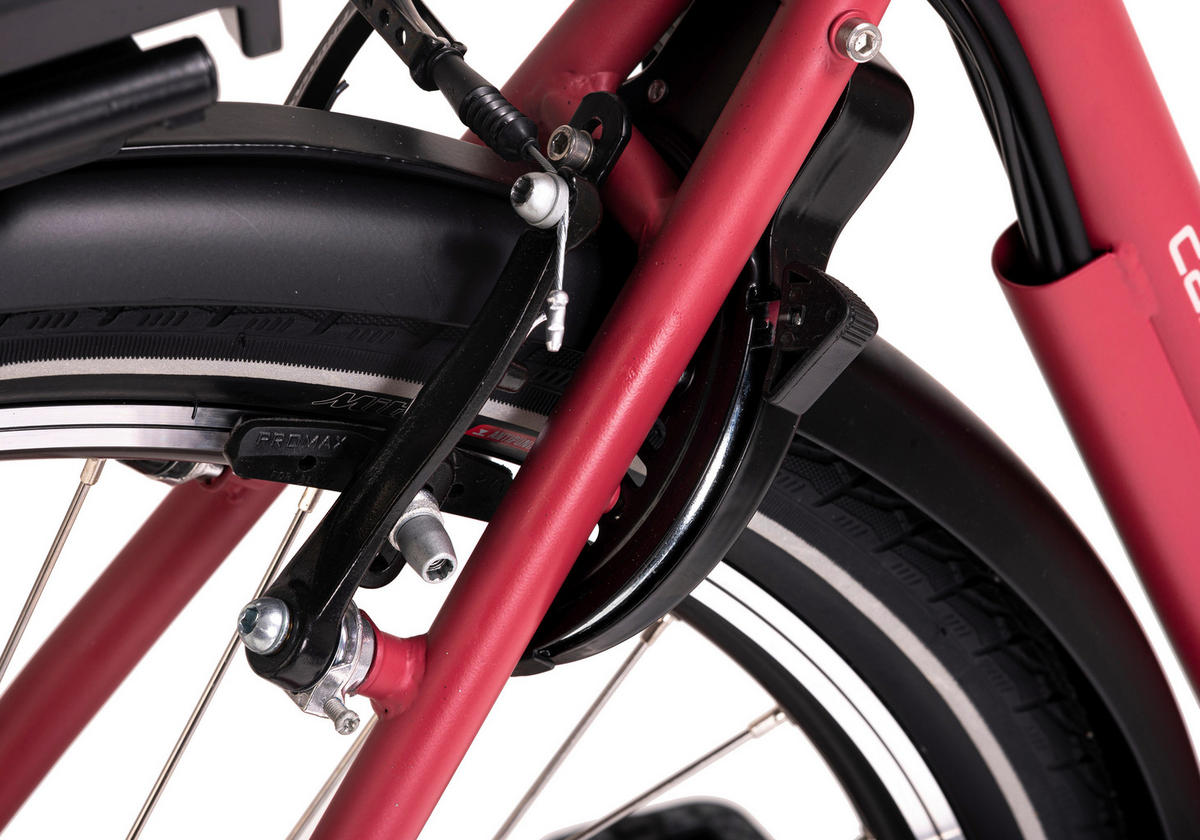ELEKTROFAHRRAD 28 Zoll  - Rot, Basics, Metall (180/70/100cm)