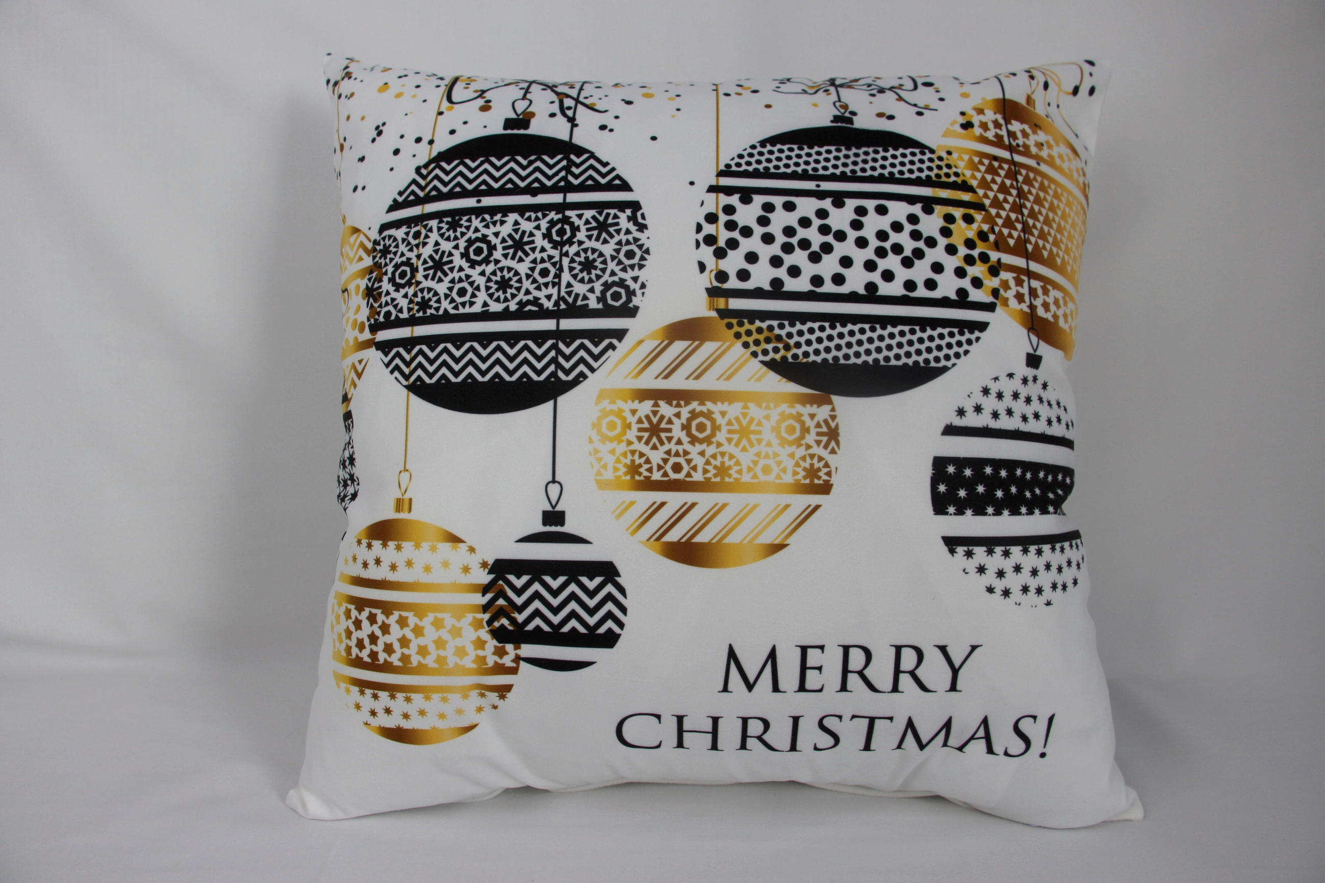 DÍSZPÁRNA  - fekete/aranyszínű, Basics, textil (45/45/5cm)