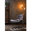XXL-SESSEL - Dunkelbraun/Schwarz, MODERN, Textil/Metall (76/85,6/85,6cm) - Livetastic