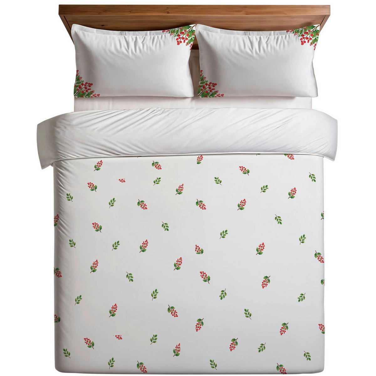 BETTWÄSCHE 155/200 cm  - Rot/Weiß, Basics, Textil (155/200cm)