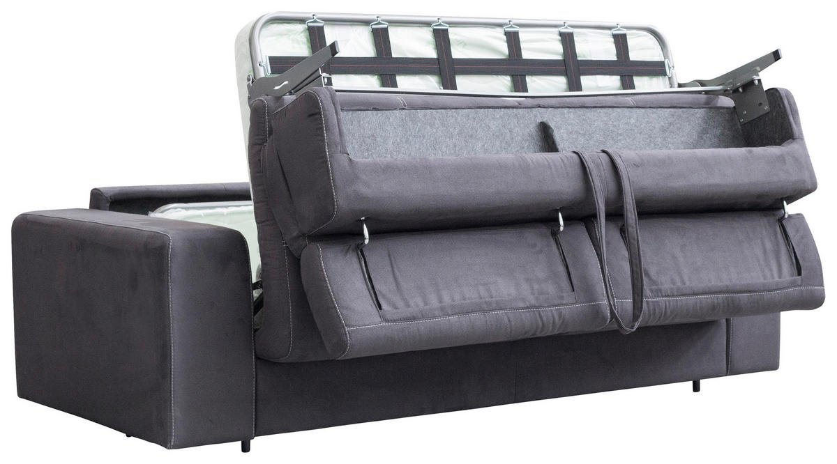 TROSJED tekstil  antracit    - crna/antracit, Moderno, tekstil/plastika (218/79-97/100cm) - Hom`in