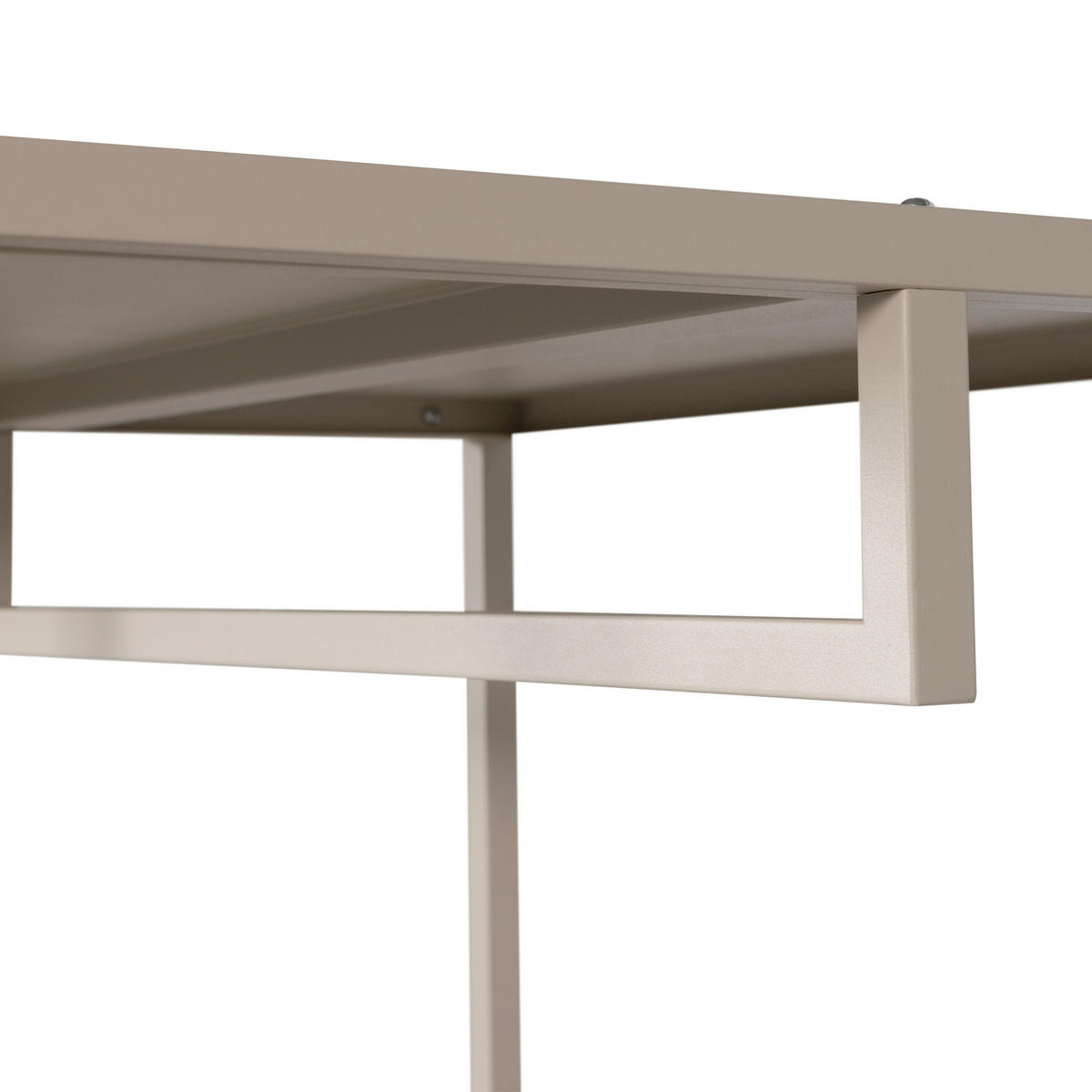 OFFENER KLEIDERSCHRANK 70/185/54 cm  in Sandfarben  - Sandfarben, Basics, Metall (70/185/54cm) - MID.YOU