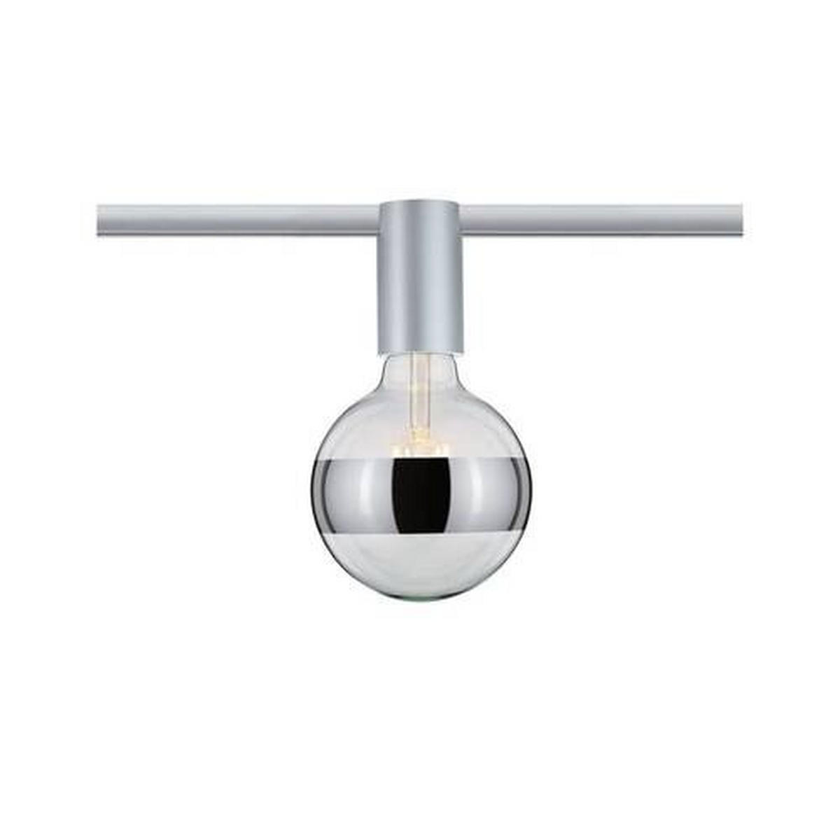SCHIENENSYSTEM-STRAHLER URail 5,5/9,6 cm   - Chromfarben, Basics, Metall (5,5/9,6cm) - Paulmann