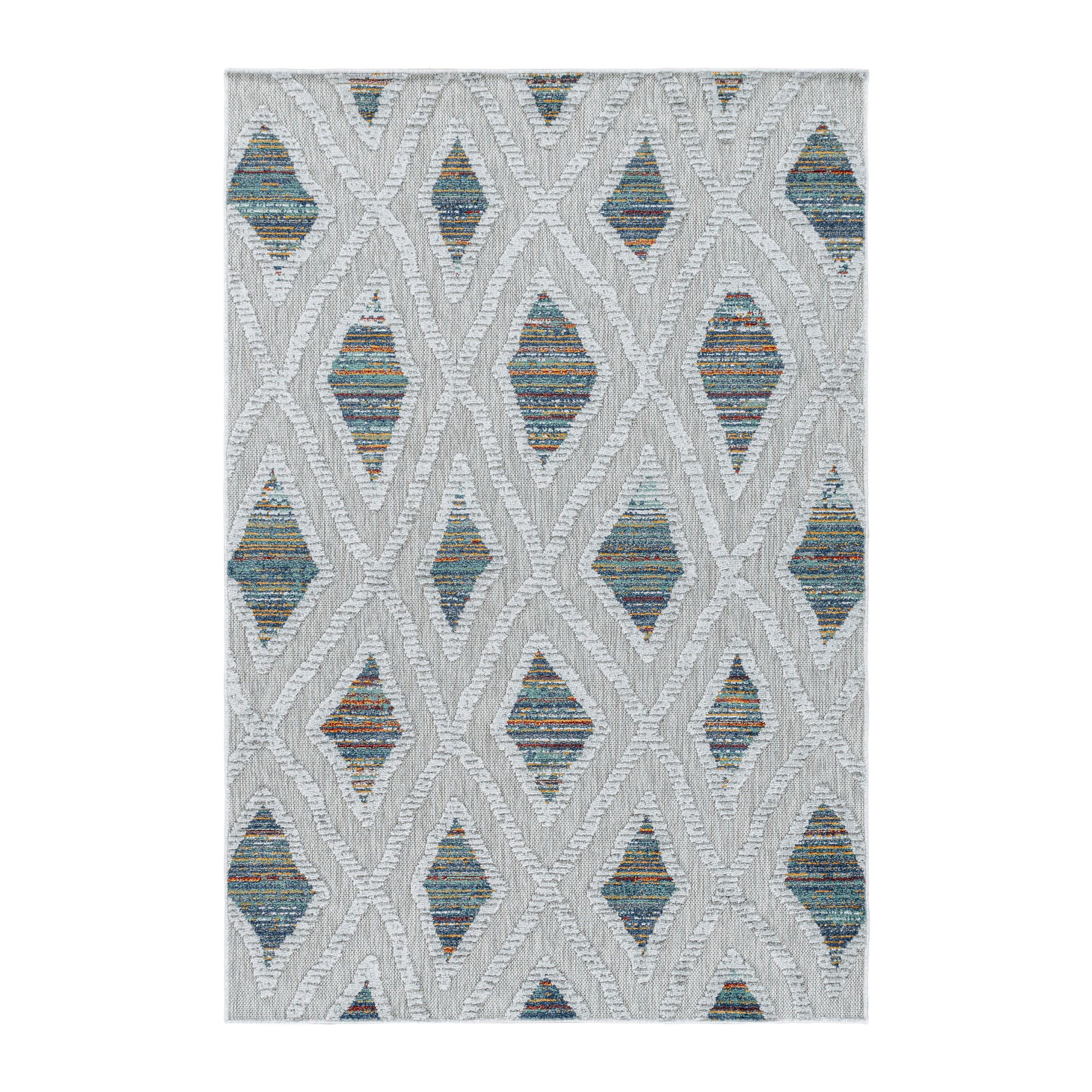 FLACHWEBETEPPICH 140/200 cm Multicolor  - Multicolor, Design, Textil (140/200cm) - Novel