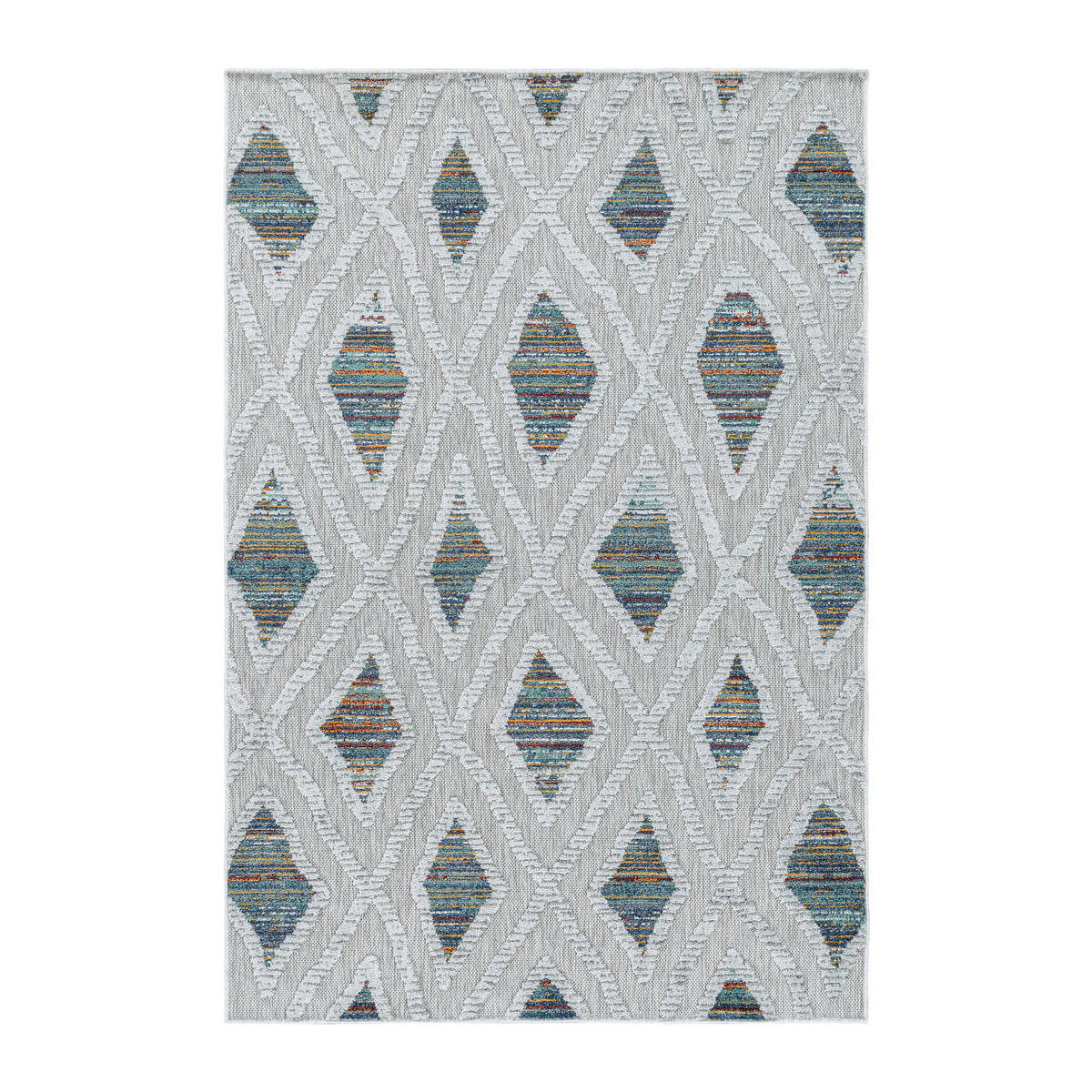 FLACHWEBETEPPICH 140/200 cm Multicolor  - Multicolor, Design, Textil (140/200cm) - Novel