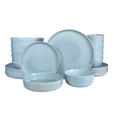 KOMBISERVICE Blau Colori blu 24-teilig 6 Personen  - Blau, Trend, Keramik - Novel