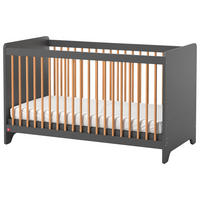 GITTERBETT Leaf 70/140 cm  - Graphitfarben, MODERN, Holz/Holzwerkstoff (70/140cm) - MID.YOU