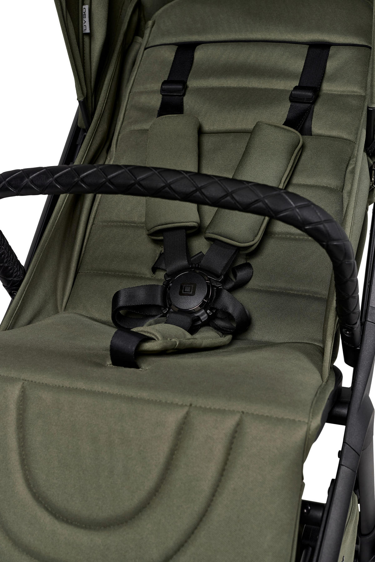 KIŠOBRAN KOLICA  Zoé  - maslinasto zelena/crna, Basics, tekstil (80/50/103cm) - Moon