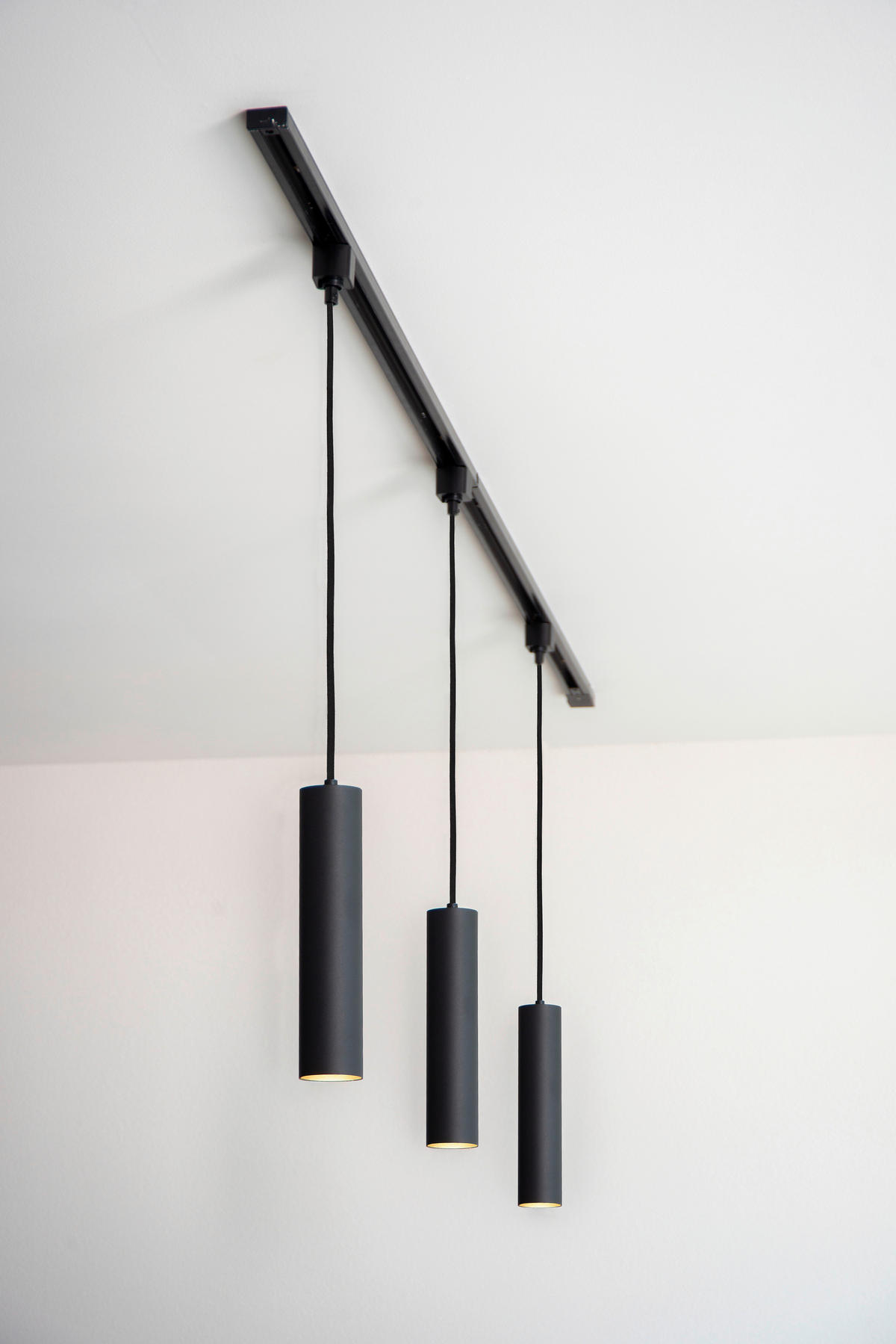 SCHIENENSYSTEM Track 5.6/5.6/155 cm   - Schwarz, Basics, Metall (5.6/5.6/155cm) - Lucide