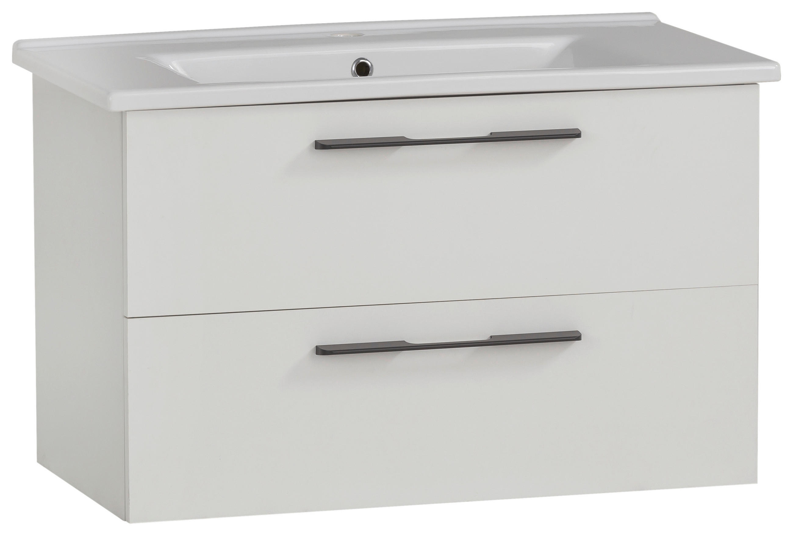 WASCHTISCHKOMBI 85 cm  - Anthrazit/Weiß, MODERN, Keramik/Holzwerkstoff (85cm) - Stylife