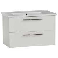 WASCHTISCHKOMBI 85 cm  - Anthrazit/Weiß, MODERN, Keramik/Holzwerkstoff (85cm) - Stylife