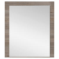 WANDSPIEGEL 75/85/2 cm  - Silbereichenfarben, KONVENTIONELL, Glas/Holzwerkstoff (75/85/2cm) - MID.YOU