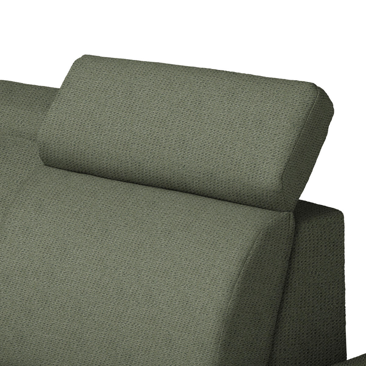ECKSOFA Struktur Grün  - Schwarz/Grün, Design, Textil/Metall (270/292cm) - Stylife
