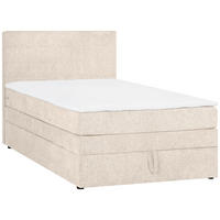 PAT BOXSPRING  in bej  - bej, Modern, lemn/textil (143/114,5/210cm) - Carryhome