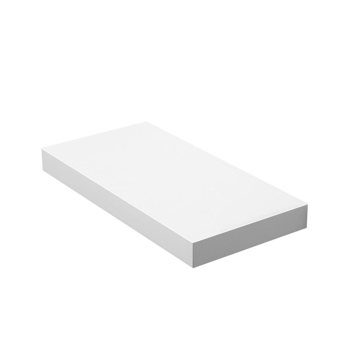 WANDBOARD in 40/3,8/20 cm Weiß  - Weiß, Trend, Holzwerkstoff (40/3,8/20cm) - Boxxx