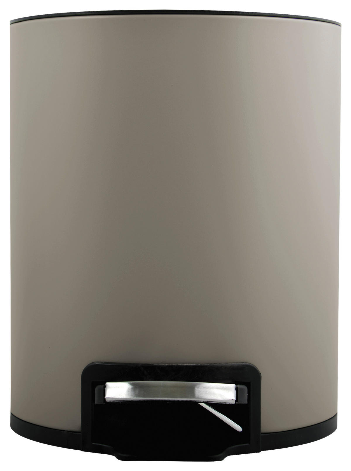TRETEIMER RIKU 3 L  - Taupe/Schwarz, KONVENTIONELL, Kunststoff/Metall (16,8/21,8/23cm) - Spirella