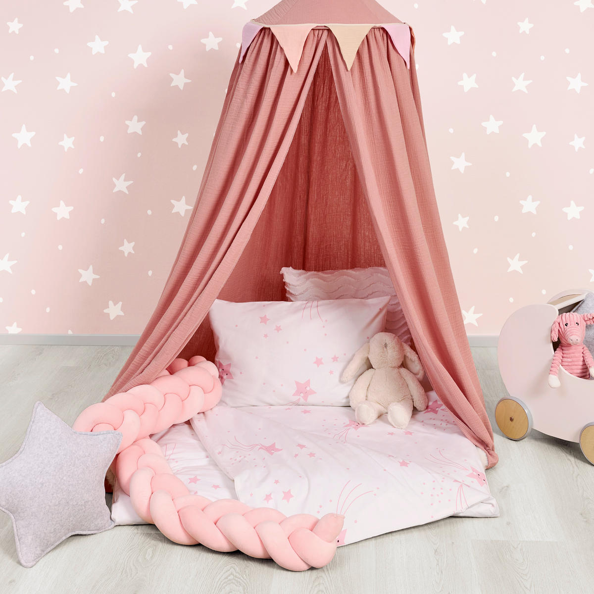 NESTCHEN    - Hellrosa, Basics, Textil (200cm) - Patinio