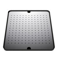 GESCHIRRABTROPFTASSE   - Edelstahlfarben/Schwarz, Basics, Kunststoff/Metall (42,5/2/36,5cm) - Blanco