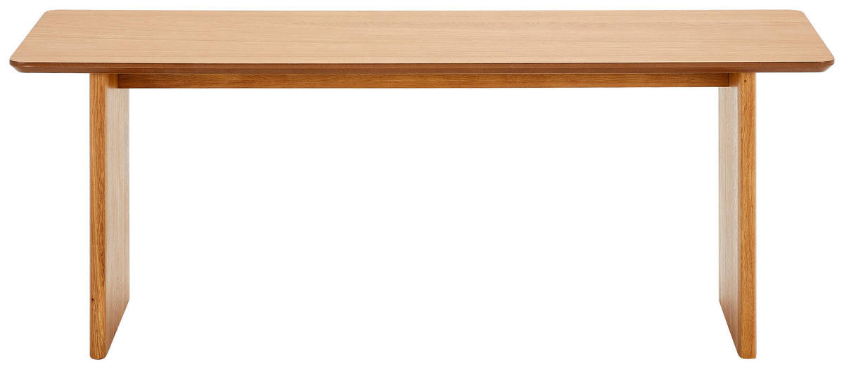 SITZBANK 120/37/35 cm Naturfarben furniert, massiv  - Naturfarben, KONVENTIONELL (120/37/35cm) - MID.YOU