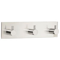 HAKENLEISTE  in Edelstahlfarben  - Edelstahlfarben, Basics, Metall (18/4,5/3cm) - Smedbo