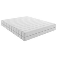 TASCHENFEDERKERNMATRATZE Star H4 180/200 cm H4 = sehr fest  - Weiss, Basics, Textil (180/200cm) - Livetastic