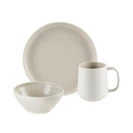 FRÜHSTÜCKSSERVICE 6-teilig  - Sandfarben, Design, Keramik - Novel
