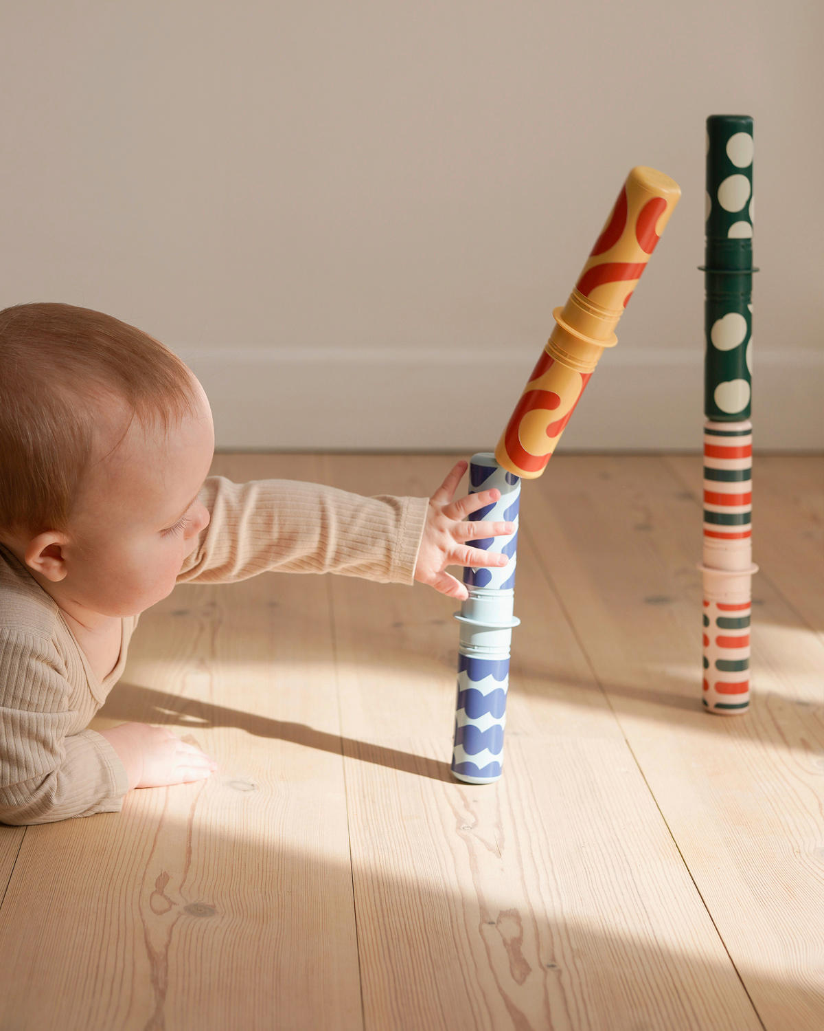KONSTRUKCIJSKA IGRAČKA  MODU Baby Activity  - višebojno, Basics, plastika (21/11/11cm) - MODU
