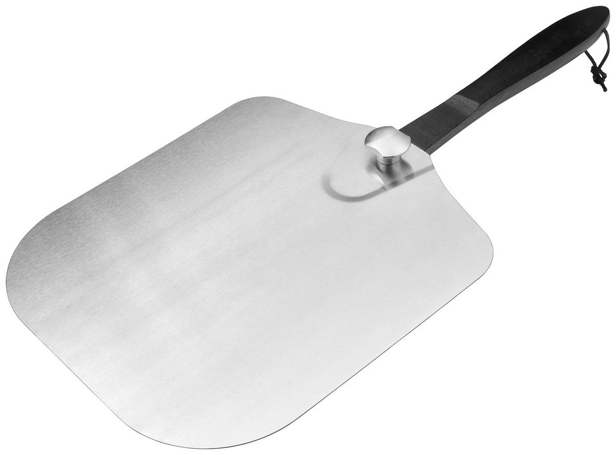 PIZZASET 3-TLG. PIZZA-SET - Schwarz/Alufarben, Trend, Stein/Metall (36/42/5cm)