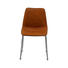 STUHL Lederlook Braun - Chromfarben/Braun, KONVENTIONELL, Textil (45/83/55cm) - Carryhome