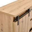 SIDEBOARD in 160/86/40 cm - Eichefarben/Schwarz, LIFESTYLE, Holzwerkstoff/Kunststoff (160/86/40cm) - Landscape