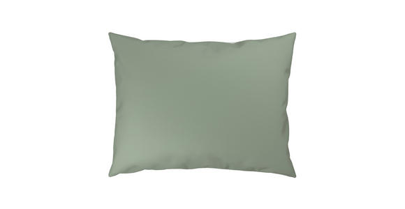 WENDEBETTWÄSCHE Mavie Satin 140/200 cm  - Weiß/Grün, KONVENTIONELL, Textil (140/200cm) - Novel