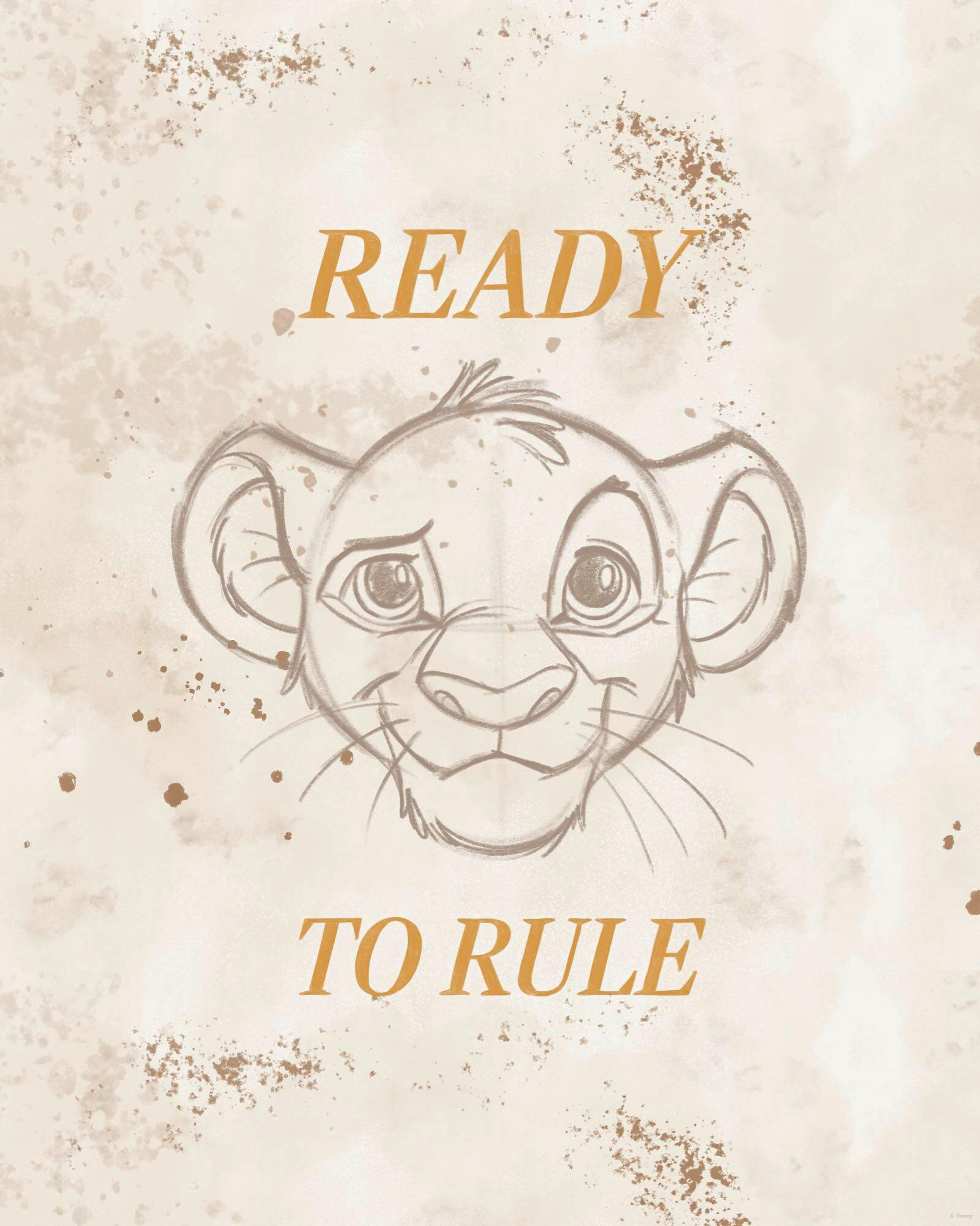 KINDERBILD - Braun, Basics, Papier (40/50cm) - Disney